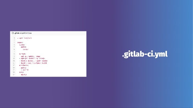 generate yaml documentation for gitlab