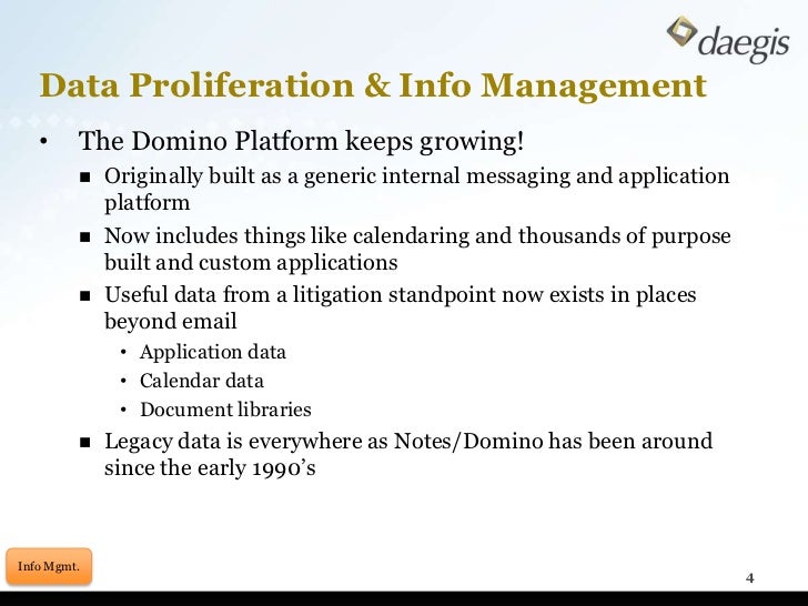 lotus notes database document management