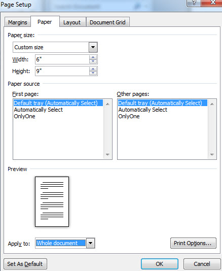 how to convert word document into book format