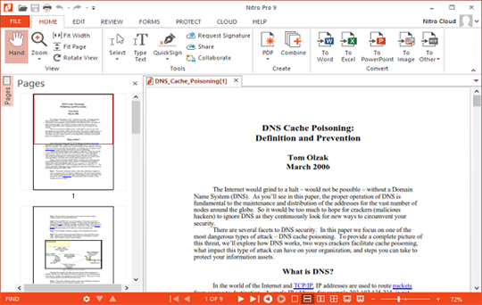 turning a scanned document into a pdf
