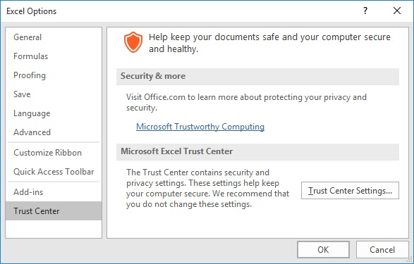 how to center a document in excel 2007