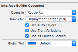 what is xcode instpector project document setting