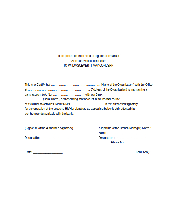 proof of employment document sample