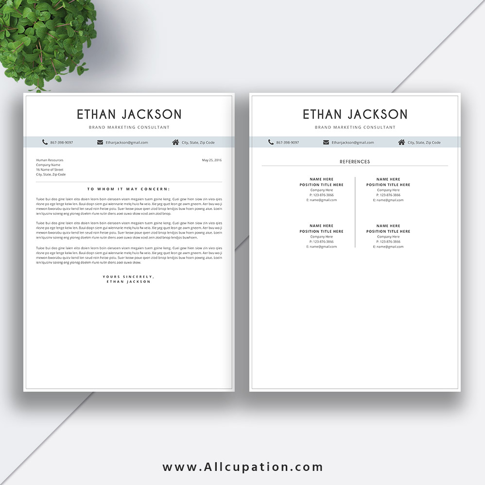 cover letter and resume in one document or two