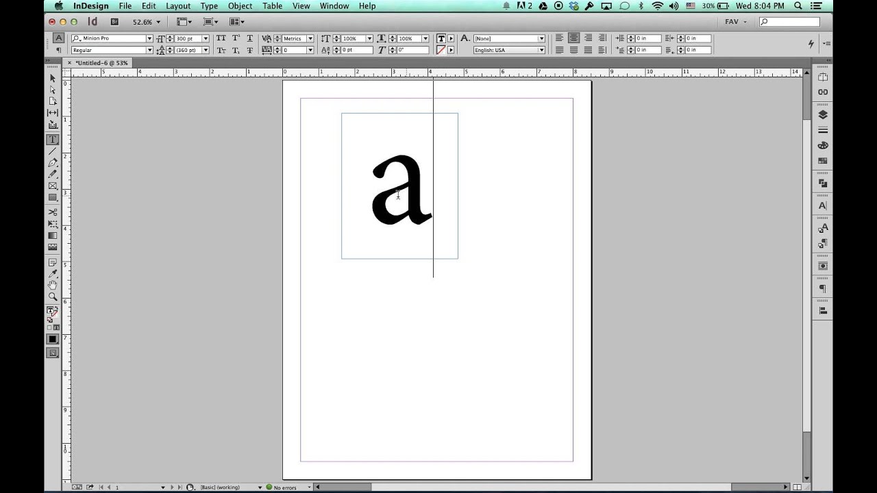increase size of document indesign