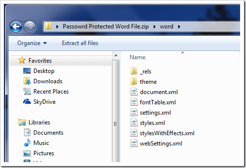 password protect a document in word 2013