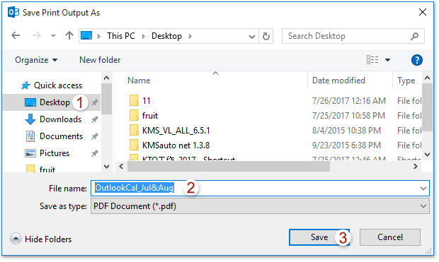 print pdf document with file name